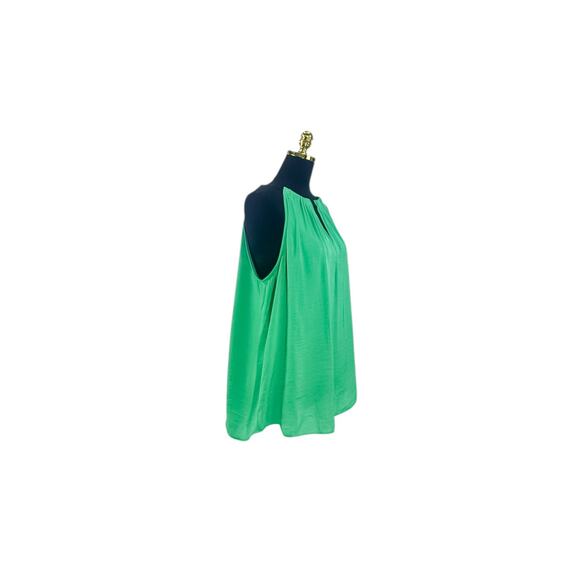 Jennifer Lopez Green Keyhole Halter Blouse - Size XL - Picture 3 of 6